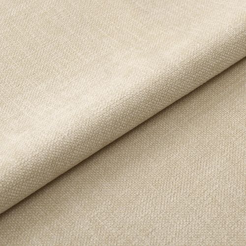 Canapé Grand Angle Modulable 8 Places Tissu Tramé Toucher Doux Beige