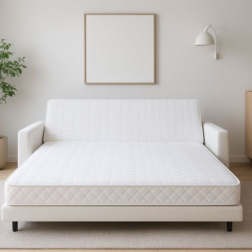 Matelas Ferme 160x200 Cm Pour BZ Avec Découpe Assise 60 Cm - - Rembourrage Polyester
