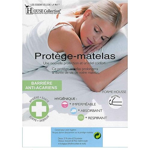 Matelas Ferme 140x190 Cm + Alèse + Oreiller Visco 60 Cm - 5 Zones De Confort, Respirant