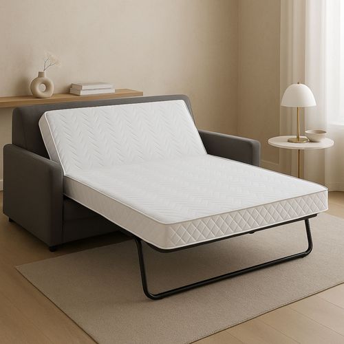 Matelas Très Ferme 140x200 Cm + Alèse + Oreiller Visco Mémoire De Forme 5 Zones Confort