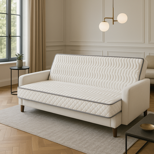 Matelas Ferme 140x190 Cm Avec Mémoire De Forme Et 5 Zones De Confort, 15 Cm Épaisseur