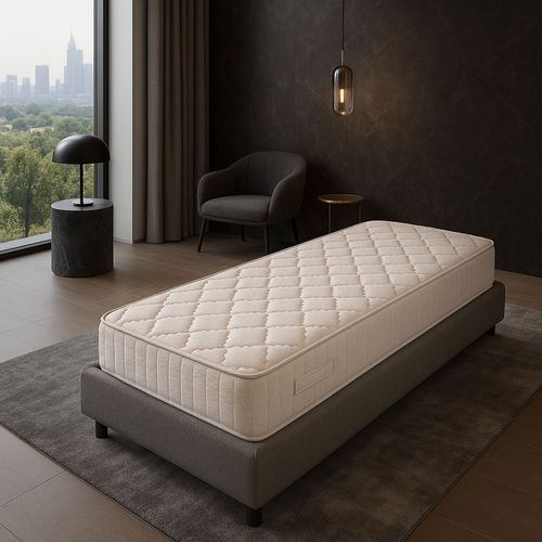 Matelas Mousse 80x200 Cm - 20 Cm D'épaisseur - Tissu Ignifugé - Soutien Ferme