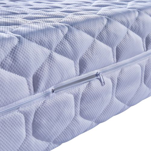 Matelas Mousse 180x200 Cm - Latex Été, Mémoire De Forme Hiver, 7 Zones De Confort, Déhoussable