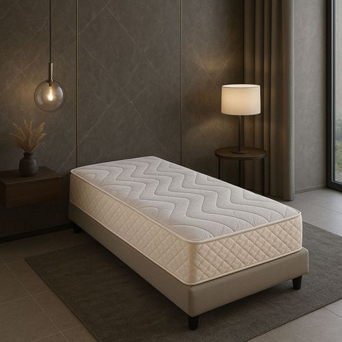 Lot De 2 Matelas Mousse 70x190 Cm En Mousse à Mémoire De Forme - 20 Cm, 5 Zones De Confort, Ferme