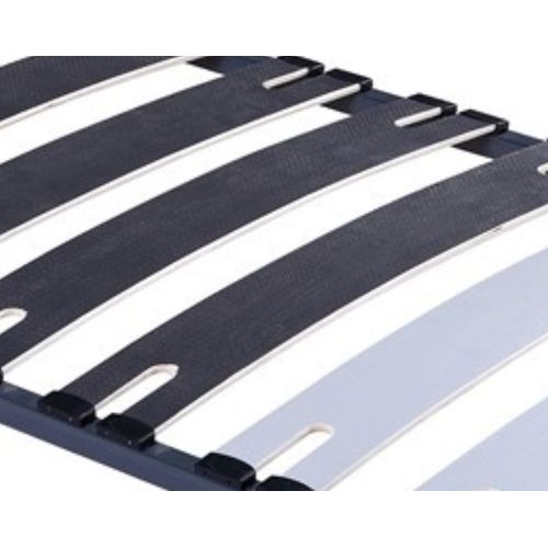 Sommier Métal 80x200 Cm Avec Pieds Et 9 Lattes De 12,5 Cm - Facile à Monter Et Confortable