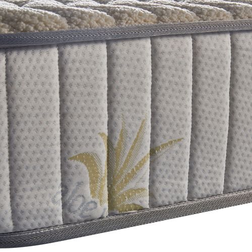 Matelas Supreme  140x190 X 21 Cm - Très Ferme - Face Hiver 2 Cm De Mémoire De Forme