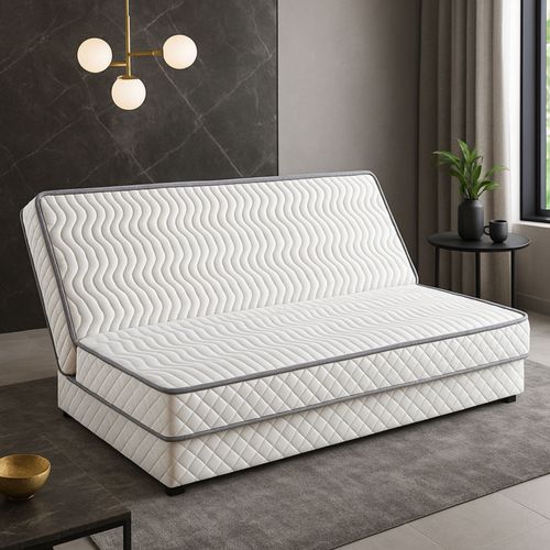 Matelas Ferme 140x200 Cm 14 Cm Mousse Haute Densité 34 Kg/m3 5 Zones De Confort Haute Résilience