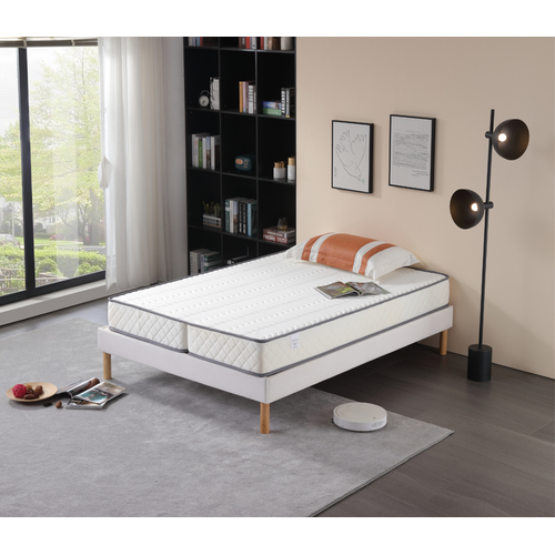 Matelas Très Ferme 120x190 Cm Mousse Premium 5 Zones Confort Haute Résilience Clic Clac