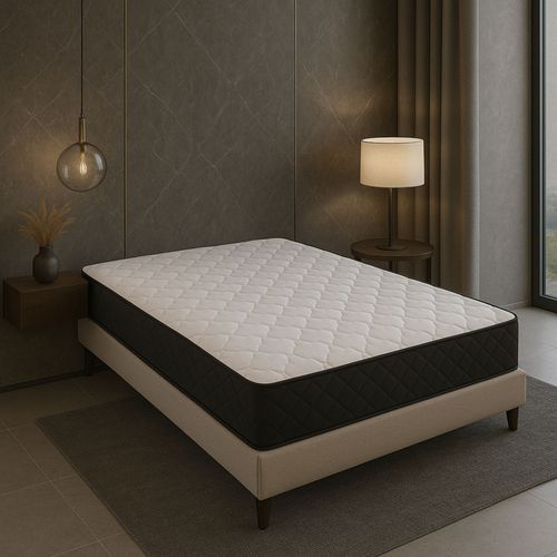 Matelas Mousse 140x200 Cm - 19 Cm D'épaisseur - Très Ferme - 7 Zones De Confort