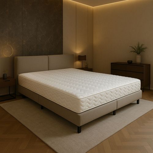 Matelas Mousse 160x200 Cm Ferme Pour Sommier Électrique - 5 Zones De Confort - Noyau Aéré 35 Kg/m3