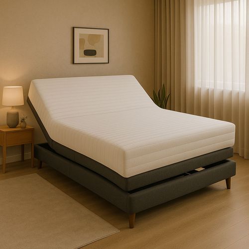 Matelas Mousse 120x190 Mousse à Mémoire De Forme 55 Kg/m3 - Hauteur 20 Cm - Soutien Ferme,