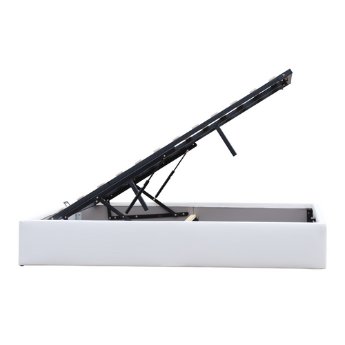 Lit Coffre Déhoussable 90x200 - Espace De Rangement - Montage Rapide - Design Moderne