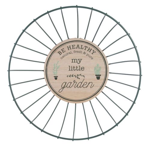 Corbeille à Fruits Filaire Little Garden - Diam. 27,5 Cm - Vert Foncé