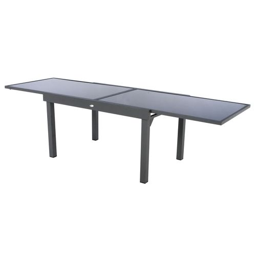 Table De Jardin Extensible Piazza - 10 Personnes - Gris Graphite