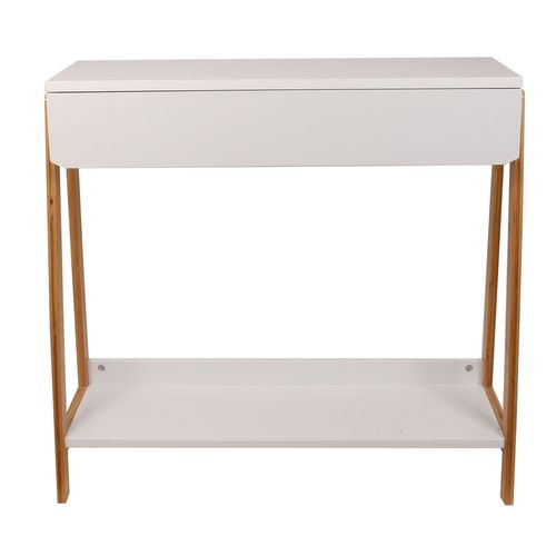 Console Scandi Pemba - L. 83 X H. 77 Cm - Blanc