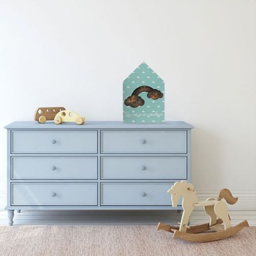 Décoration Lumineuse Pour Enfant Nuages - Vert