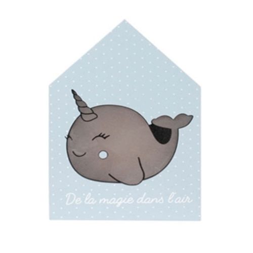 Décoration Lumineuse Pour Enfant Baleine - Bleu