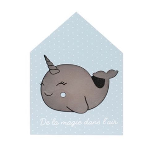 Décoration Lumineuse Pour Enfant Baleine - Bleu