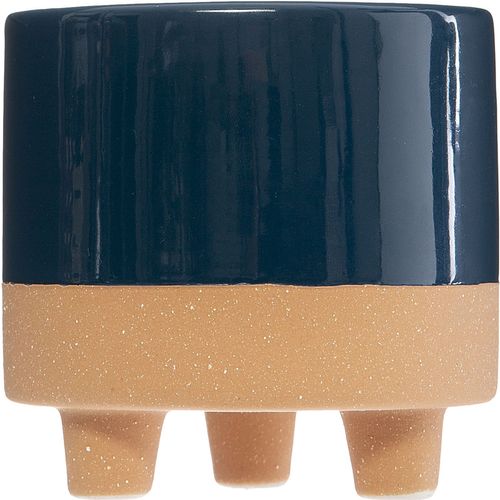 Cache Pot Design Scandinave Slow - Diam. 10 Cm - Bleu