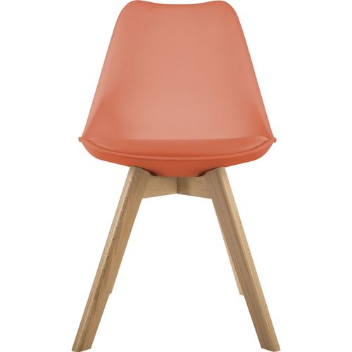 Lot De 4 Chaises Design Scandinave Baya - Terracotta