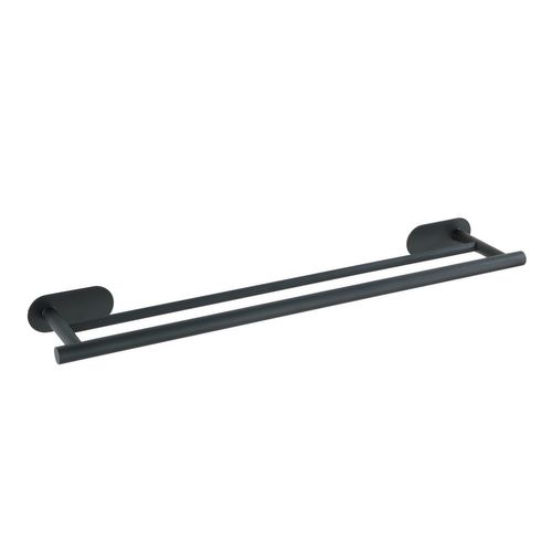 Barre Porte-serviettes Duo Orea En Acier Inox - Noir