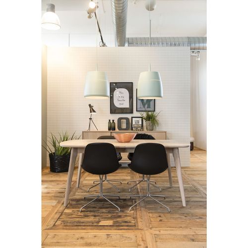 Table à Manger Extensible 6 à 8 Places En Mdf - Beige