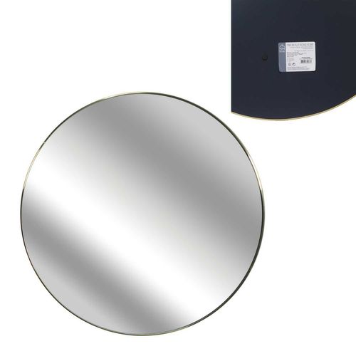 Miroir Extra Plat Rond Diam 55 Cm - Doré