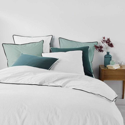 Drap Housse Grana - 100% Coton - 160 X 200 Cm - Blanc