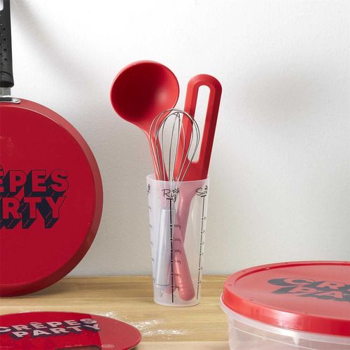 Set De 3 Ustensiles Et Bol Doseur - Crêpes Party