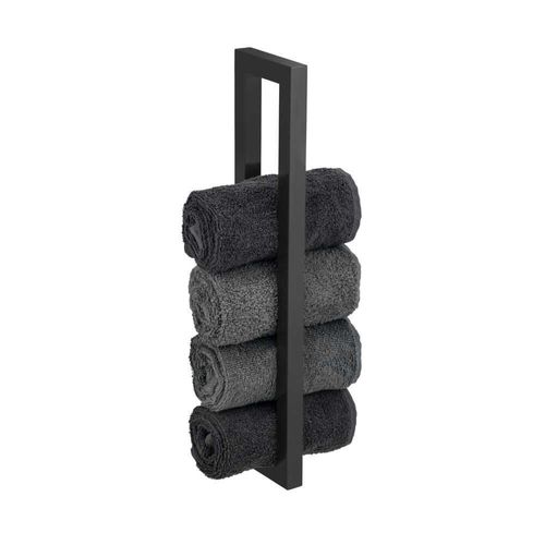Porte-serviettes Mural - Noir Mat