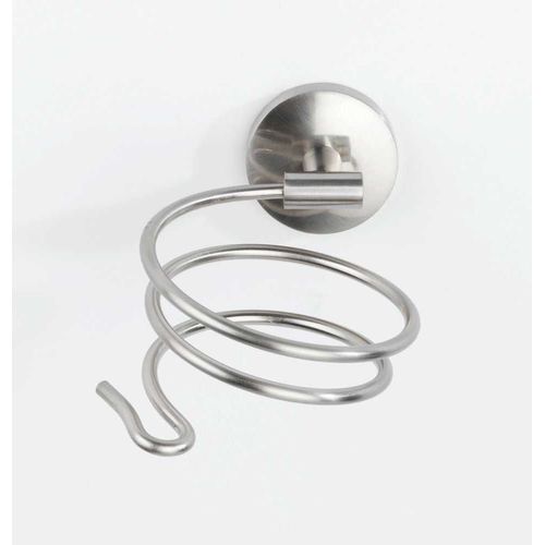 Porte Sèche-cheveux En Métal - Gris Mat