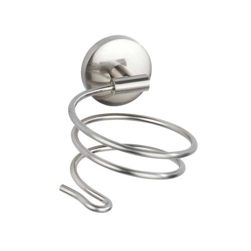 Porte Sèche-cheveux En Métal - Gris Mat