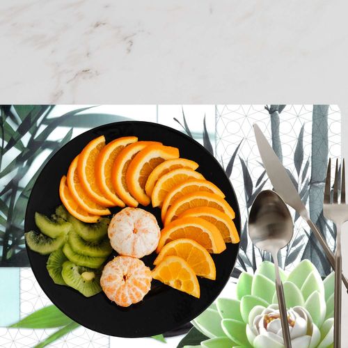 Lot De 6 Sets De Table Nenu - 28 X 43 Cm - Vert