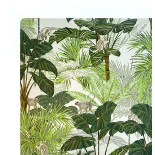 Lot De 6 Sets De Table Monkey - 28 X 43 Cm - Vert