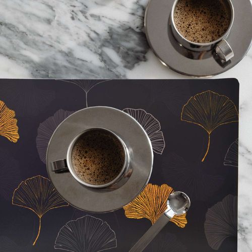 Lot De 6 Sets De Table Tajink - 28 X 43 Cm - Noir