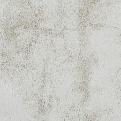 Tapis Imitation Fourrure Poils Fins - 60 X 90 Cm - Ecru