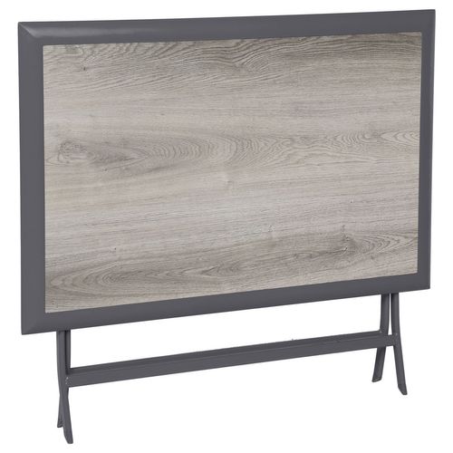 Table De Jardin Pliante Azua En Aluminium - 4 Places - Smoke