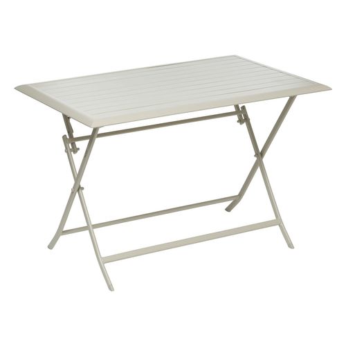 Table De Jardin Pliante Azua En Aluminium - 4 Places - Argile