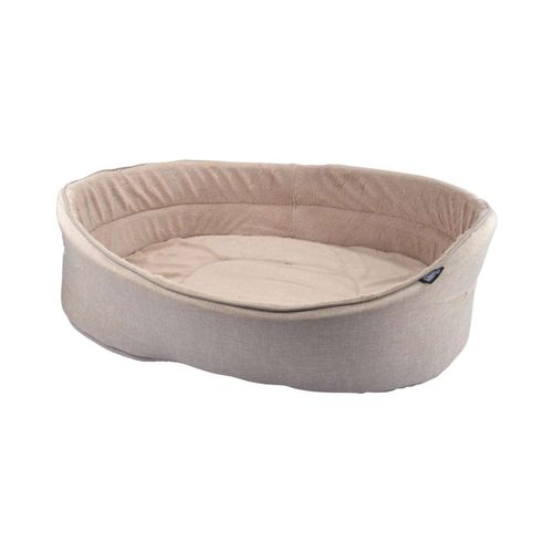 Panier Filou Avec Intérieur Doux Pour Chien Et Chat - Ecru - Long 60 Cm