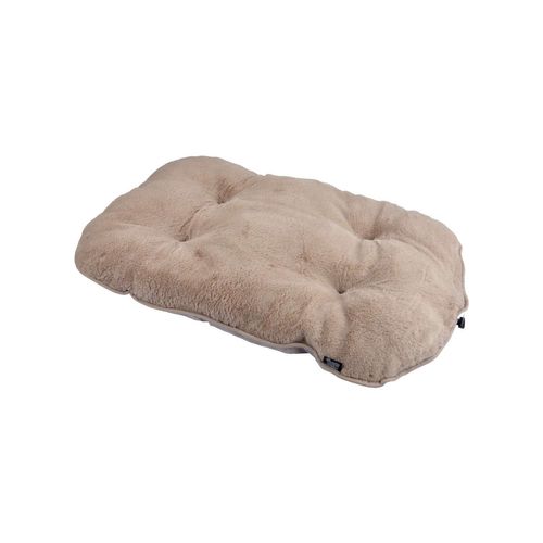 Coussin Doux Réversible Happy Pour Chien Et Chat - Ecru - Long 77 Cm