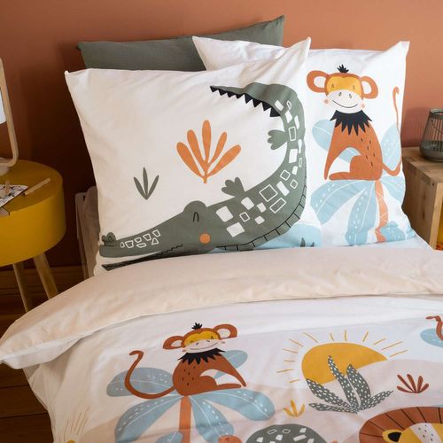 Parure De Lit Enfant Savane - 100% Coton 57 Fils/cm² - 140 X 200 Cm