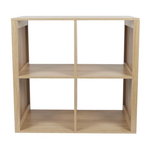 Etagère De Rangement 4 Cases Saulk - Marron