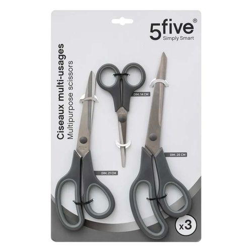 Set De 3 Paires De Ciseaux Multi-usages