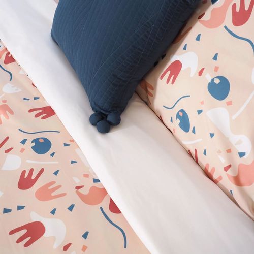 Parure De Lit Anaheim - Microfibre 72 G/m² - 220 X 240 Cm - Rose