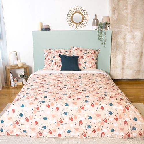 Parure De Lit Anaheim - Microfibre 72 G/m² - 220 X 240 Cm - Rose