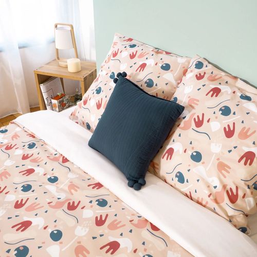 Parure De Lit Anaheim - Microfibre 72 G/m² - 220 X 240 Cm - Rose