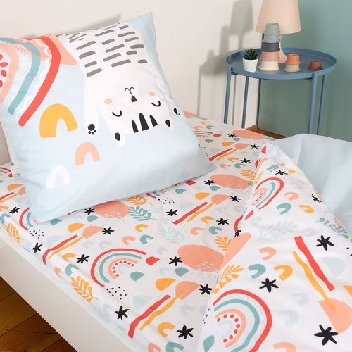 Parure De Lit Enfant Chat - Coton 57 Fils/cm² - 140 X 200 Cm