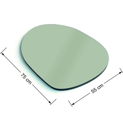 Miroir Célian Forme Organique - 75x55 Cm