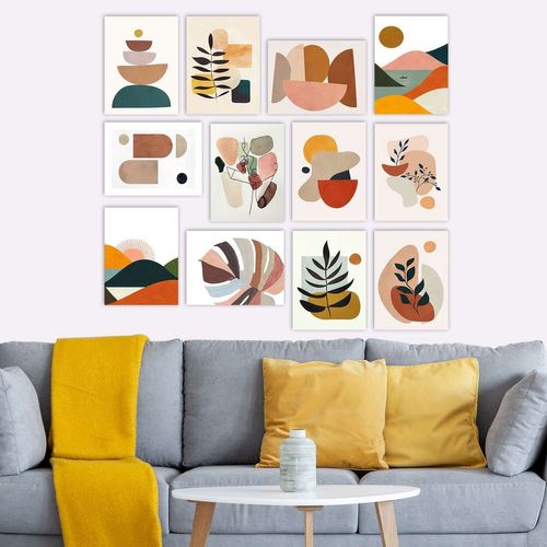 Lot De 12 Tableaux Civi - Multicolore