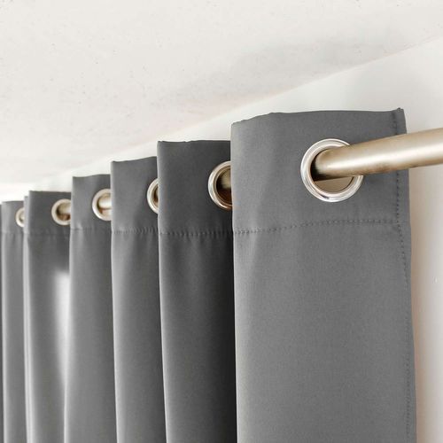 Rideau Thermique Glacier - 135 X 240 Cm - Gris Clair